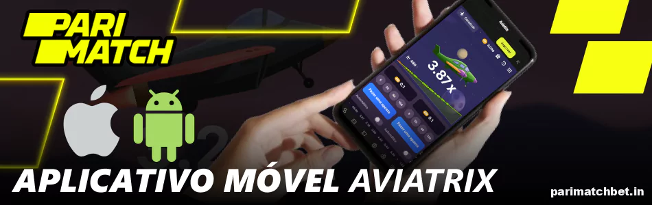 Jogue Aviatrix no Android e iOS usando o aplicativo móvel Parimatch