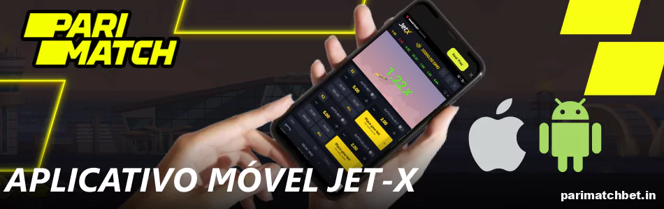 Jogue Jet-X no Android e iOS usando o aplicativo móvel Parimatch