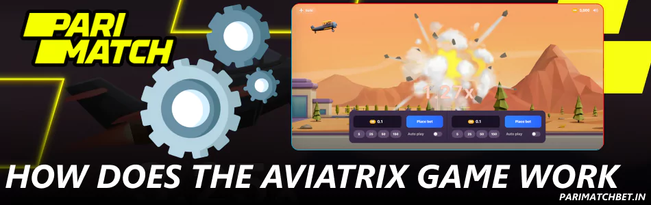 The mechanisms used in Aviatrix game on Parimatch