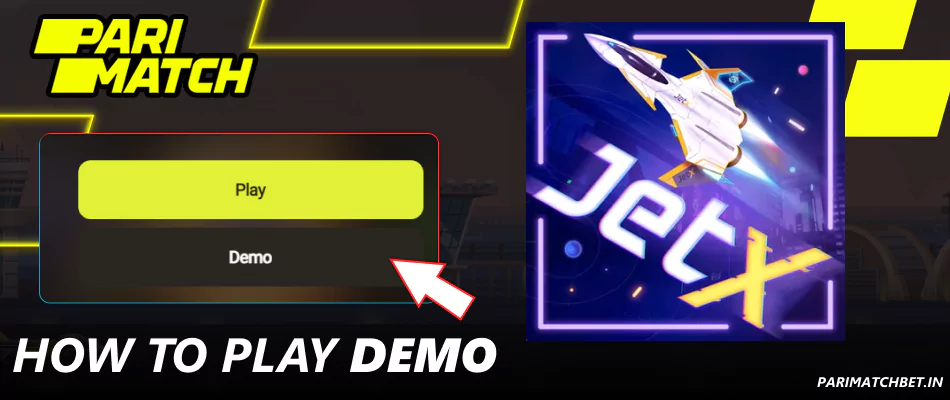 Instructions on playing Jet-X demo version on Parimatch