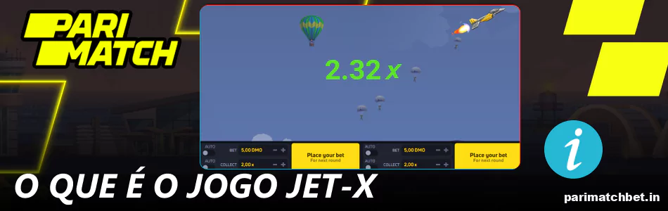 Informações sobre o jogo Jet-X no Parimatch