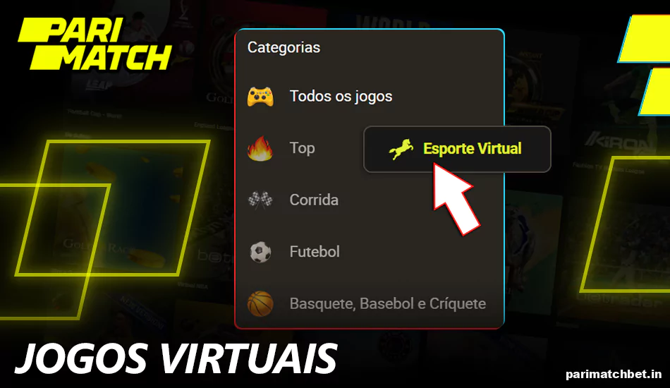 Categorias de jogos virtuais na Parimatch Brasil