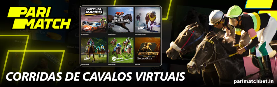 Apostas virtuais em corridas de cavalos para jogadores brasileiros da Parimatch