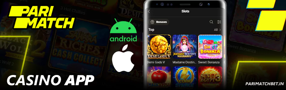 Parimatch Casino App for Android and iOS devices