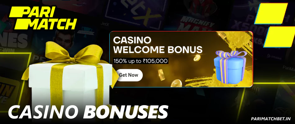 Parimatch bonuses for online casino players