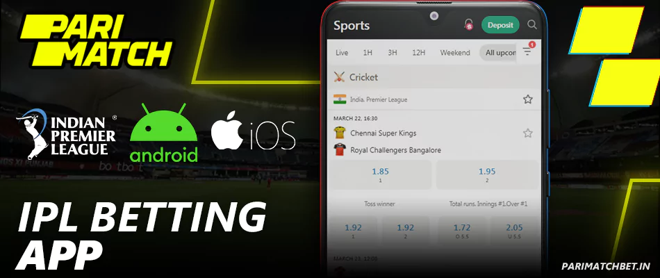 Parimatch IPL Betting App for Android and iOS