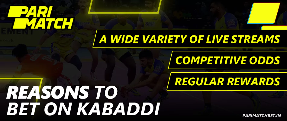 Reasons to bet on Kabaddi at Parimatch India
