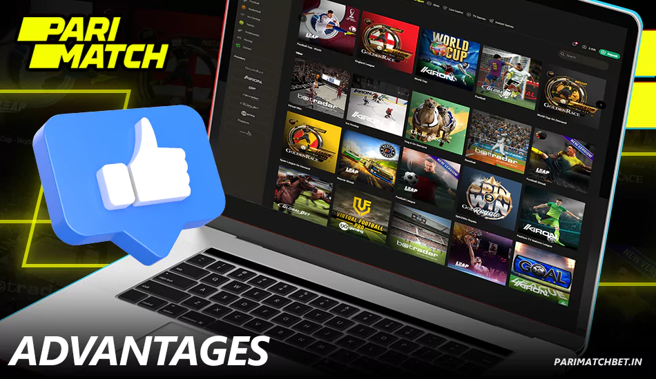 Advantages of betting on virtual sports at Parimatch IN