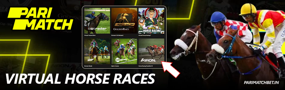 Virtual horse racing betting for Indian Parimatch players