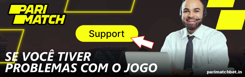 Serviços de suporte ao cliente para jogadores do Jet-X na Parimatch Brasil
