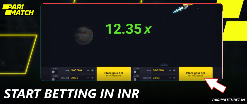 Start betting in INR on Parimatch