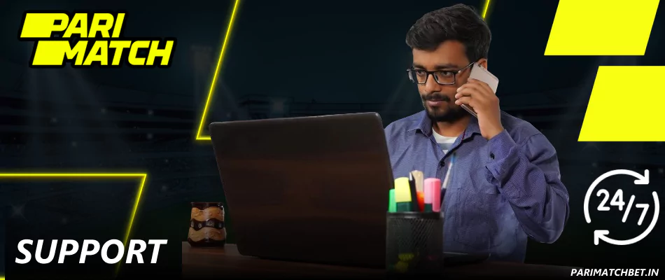 Customer support for Indian players at Parimatch