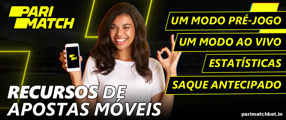 Recursos do app de apostas Parimatch para jogadores brasileiros
