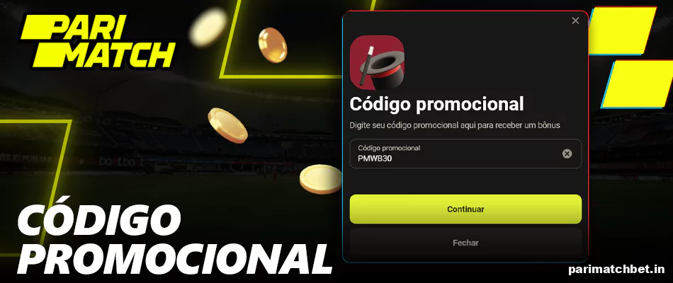 Código promocional Parimatch para jogadores brasileiros registrados