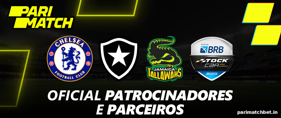 Patrocinadores e parceiros da Parimatch no Brasil